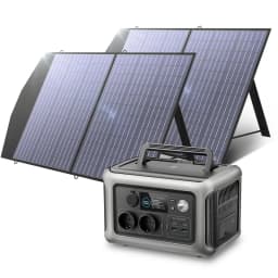 ALLPOWERS Solarpanel 100W 140W 200W Solar Energy Charger with LiFePo4 Battery 299Wh 600W Portable Power Station for Camping RV