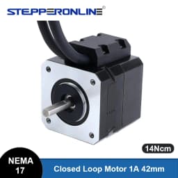STEPPERONLINE Nema 17 Closed Loop Stepper Motor 14Ncm 1.0A with Encoder Servo Motor Closed-loop 42 Step Motor