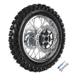 TPRO 12“ Rear Wheel 80/100-12 Tyre + Shock Swingarm Pit Dirt Bike CRF50 70 Thumpstar