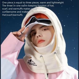 Men's hats Outdoor Riding Hoods Windproof Caps Cold-Proof Ski Caps Caps Warm Bibs One-Piece Autumn and Winter Hats