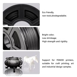 SUNLU 5KG PLAPLUS Filament 1.75MM Neatly Arranged No Knots No Bubble Eco-Friendly Non-Toxic Odorless Bright Color Good Toughness