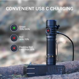 SOFIRN SC29 3000Lm Type-C Rechargeable Flashlight XHP50B LED Powerful 21700 EDC Torch IPX8 for Camping