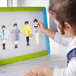 Magnetic Princess Paper Dolls Cutouts Pretend Play Outfit Magnet Clothes Puzzles Creative Fashion Dress Up For Birthday gifts