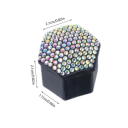 Valve Stem Caps Decorative Rust-Proof Tire Caps Anti-Scratch Universal Tire Screw Caps Tire Valve Caps For Suvs Trucks Cars Bike