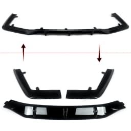 Gloss Black Rear Bumper Diffuser R Style for BMW 7 Series G11 G12 19-22 M Sport