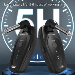 Wireless Guitar Transmitter Receiver Plug And Play Transmitter Receiver For Electric Guitar Wireless Bass Guitar System
