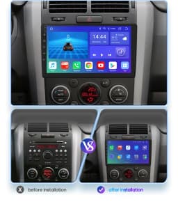 Hizpo 9" Android 13 For Suzuki Grand Vitara 3 2005-2015 Car Radio Multimedia Video Player Navigation GPS 2 Din Carplay 7862 RDS