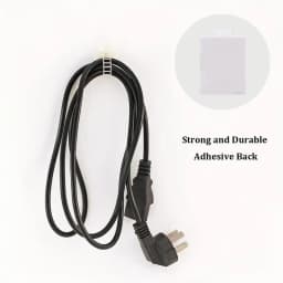 Adjustable Tie Down Straps Back Adhesive Nylon Lashing Tiedown Straps Cord Organizing Supplies Cable Management Wire Clips for