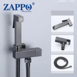 ZAPPO Bidet Sprayer Faucet for Toilet Brass Rough-in Valve Handheld Bidet Attachment Set for Feminine Pets Hot Cold Water Mixer
