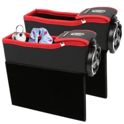 Car Armrest Filler Storage Automotive Seat Side Organizer Tray Multifunctional Car Seat Storage Box With Cup Holder For Phone