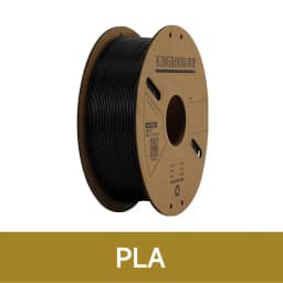 KINGROON Standard 1KG PLA PETG TPU ABS Filament 1.75mm +/- 0.03mm No Bubbles 3D Printer Plastic, Random Spool