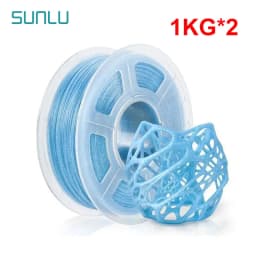 SUNLU 2KG PLA/Matte/Luminous/Marble/Wood/Carbon Fiber/Twinkle Filament 1.75mm 1KG Spool Glow in the Dark Material For 3D Printer