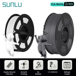 SUNLU 2KG PLA/Matte/Luminous/Marble/Wood/Carbon Fiber/Twinkle Filament 1.75mm 1KG Spool Glow in the Dark Material For 3D Printer