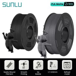 SUNLU 2KG PLA/Matte/Luminous/Marble/Wood/Carbon Fiber/Twinkle Filament 1.75mm 1KG Spool Glow in the Dark Material For 3D Printer