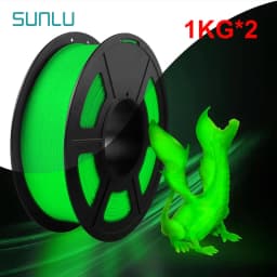 SUNLU 2KG PLA/Matte/Luminous/Marble/Wood/Carbon Fiber/Twinkle Filament 1.75mm 1KG Spool Glow in the Dark Material For 3D Printer