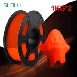 SUNLU 2KG PLA/Matte/Luminous/Marble/Wood/Carbon Fiber/Twinkle Filament 1.75mm 1KG Spool Glow in the Dark Material For 3D Printer