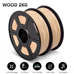 SUNLU 2KG PLA/Matte/Luminous/Marble/Wood/Carbon Fiber/Twinkle Filament 1.75mm 1KG Spool Glow in the Dark Material For 3D Printer