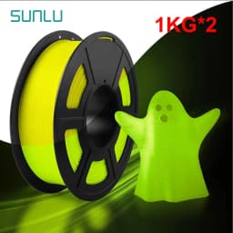 SUNLU 2KG PLA/Matte/Luminous/Marble/Wood/Carbon Fiber/Twinkle Filament 1.75mm 1KG Spool Glow in the Dark Material For 3D Printer