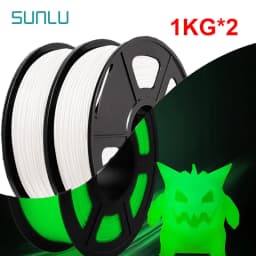 SUNLU 2KG PLA/Matte/Luminous/Marble/Wood/Carbon Fiber/Twinkle Filament 1.75mm 1KG Spool Glow in the Dark Material For 3D Printer