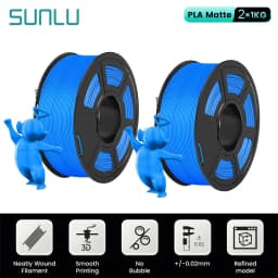 SUNLU 2KG PLA/Matte/Luminous/Marble/Wood/Carbon Fiber/Twinkle Filament 1.75mm 1KG Spool Glow in the Dark Material For 3D Printer