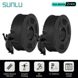 SUNLU 2KG PLA/Matte/Luminous/Marble/Wood/Carbon Fiber/Twinkle Filament 1.75mm 1KG Spool Glow in the Dark Material For 3D Printer