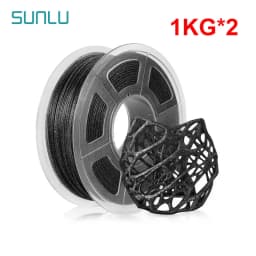 SUNLU 2KG PLA/Matte/Luminous/Marble/Wood/Carbon Fiber/Twinkle Filament 1.75mm 1KG Spool Glow in the Dark Material For 3D Printer
