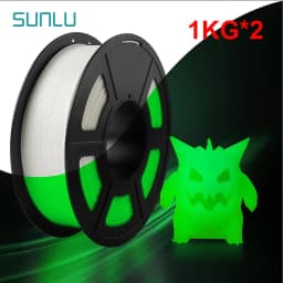 SUNLU 2KG PLA/Matte/Luminous/Marble/Wood/Carbon Fiber/Twinkle Filament 1.75mm 1KG Spool Glow in the Dark Material For 3D Printer