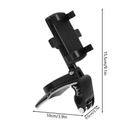 Phone Holder For Car Auto Mobile Phone Dashboard Navigation Bracket Matte Texture Car Phone Stand For Sun Visor Rearview Mirror