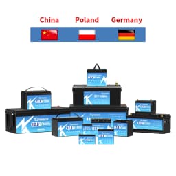 LiFePO4 Lithium Iron Phosphate Battery with BMS, 12V, 24V, 36V, 48V, 100Ah, 120Ah, 200Ah, for Golf Cart, EV, RV, Solar Energy