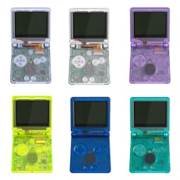 eXtremeRate Custom Replacement Housing Shell for Gameboy Advance SP (GBA SP) - Clear Series