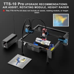 TwoTrees TTS-10 Pro Laser Engraver Stainless Steel Engraving Machine DIY Woodwork Cutting Machine 445±5nm Blue Light Cnc Machine