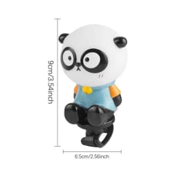 Kids Bike Bell Tiger Squeeze Bell Kawaii Panda Animal Cycling Bells Fun Soft Cute Horn For Children For Girls Bike Handlebars