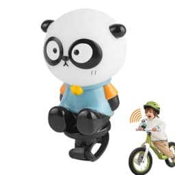 Kids Bike Bell Tiger Squeeze Bell Kawaii Panda Animal Cycling Bells Fun Soft Cute Horn For Children For Girls Bike Handlebars