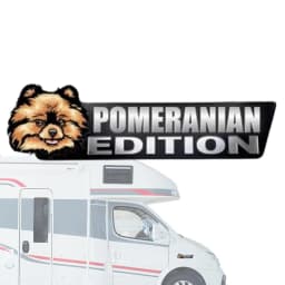 Acrylic Dog Car Emblem 3D Acrylic Dog Car Badge Decal Car Sticker Car Exterior Emblems For Car Truck RV Boat Automotive Badge