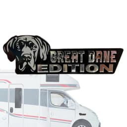 Acrylic Dog Car Emblem 3D Acrylic Dog Car Badge Decal Car Sticker Car Exterior Emblems For Car Truck RV Boat Automotive Badge