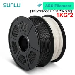 SUNLU 3D Filament ABS/TPU/EASY ABS/ASA 1.75mm 2Roll 1KG(TPU 0.5KG/Roll) 3D Printer Filament for 3D Printer