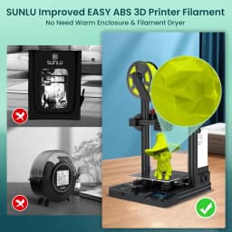 SUNLU 3D Filament ABS/TPU/EASY ABS/ASA 1.75mm 2Roll 1KG(TPU 0.5KG/Roll) 3D Printer Filament for 3D Printer