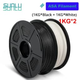 SUNLU 3D Filament ABS/TPU/EASY ABS/ASA 1.75mm 2Roll 1KG(TPU 0.5KG/Roll) 3D Printer Filament for 3D Printer