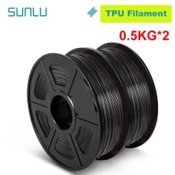 SUNLU 3D Filament ABS/TPU/EASY ABS/ASA 1.75mm 2Roll 1KG(TPU 0.5KG/Roll) 3D Printer Filament for 3D Printer