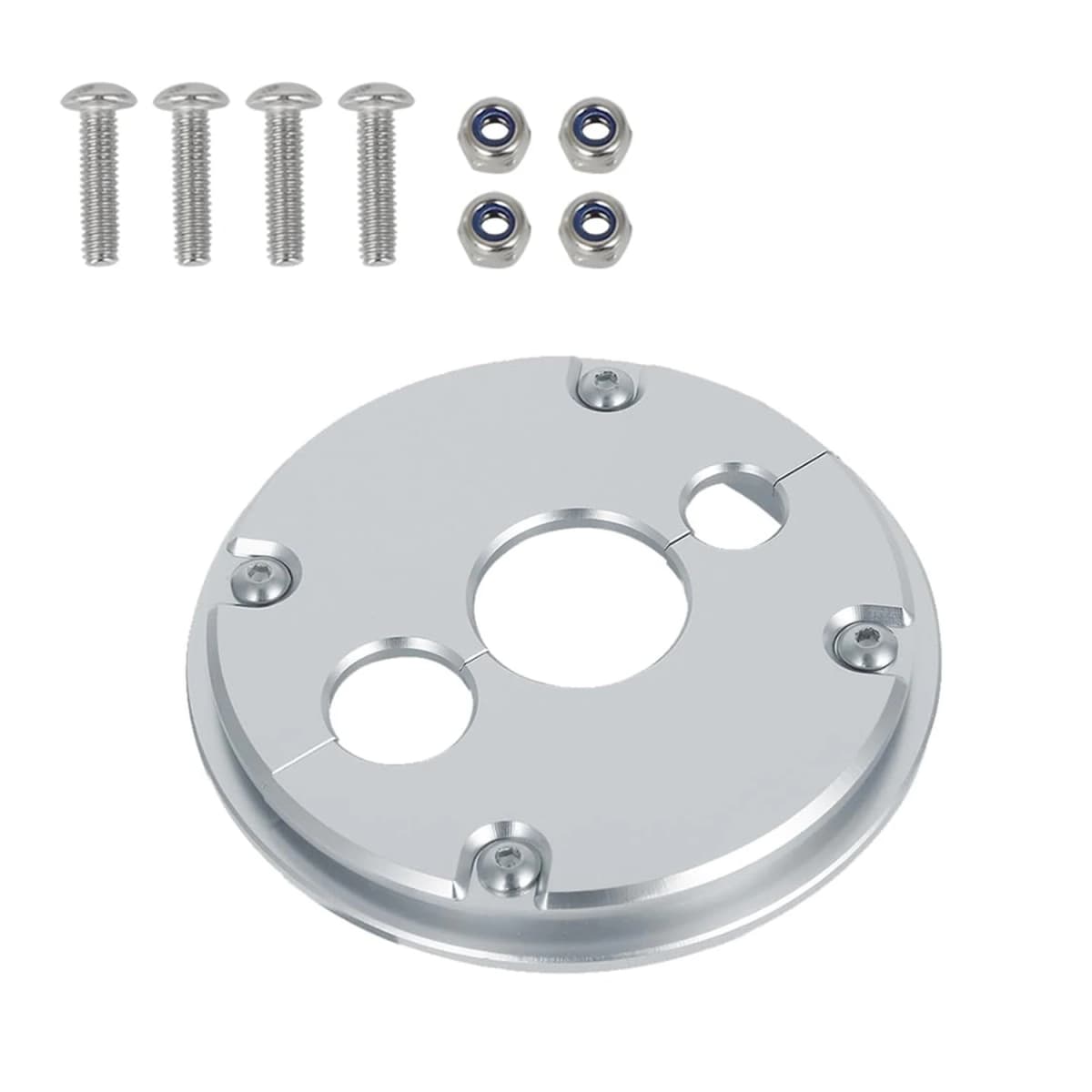 For Holley Terminator X Firewall LS Harness Split Face Grommet - 3 Hole Aluminum