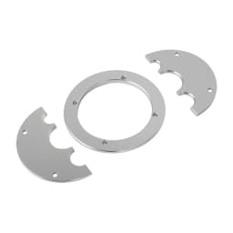 For Holley Terminator X Firewall LS Harness Split Face Grommet - 3 Hole Aluminum