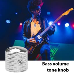Guitar Knob Bass Dome Knobs With Wrench Guitar Control Knobs Speed Control For Enhanced Playability Bass Accessories