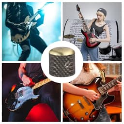 Guitar Knob Bass Dome Knobs With Wrench Guitar Control Knobs Speed Control For Enhanced Playability Bass Accessories