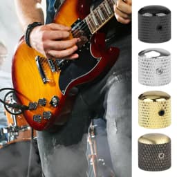 Guitar Knob Bass Dome Knobs With Wrench Guitar Control Knobs Speed Control For Enhanced Playability Bass Accessories