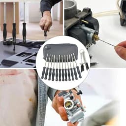 Carburetor Adjustment Tool Effective Carburetor Screwdriver Kit Maintenance String Trimmer Replacement Parts Includes Cleaning