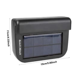 Solar Fan For Car Versatile Car Window Vent Fan Car Cooling Fan Compact Solar Powered Vent Fan Car Ventilation Fan For Cars