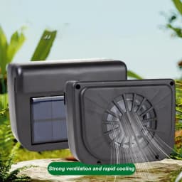 Solar Fan For Car Versatile Car Window Vent Fan Car Cooling Fan Compact Solar Powered Vent Fan Car Ventilation Fan For Cars