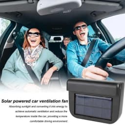 Solar Fan For Car Versatile Car Window Vent Fan Car Cooling Fan Compact Solar Powered Vent Fan Car Ventilation Fan For Cars