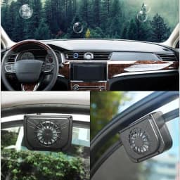Solar Fan For Car Versatile Car Window Vent Fan Car Cooling Fan Compact Solar Powered Vent Fan Car Ventilation Fan For Cars