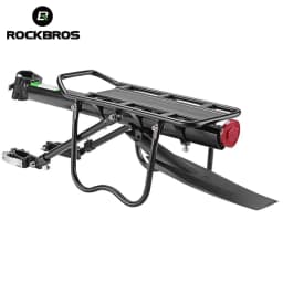 ROCKBROS Bicycle Rack MTB Road Bike Shelf Aluminum Alloy Bike Rack Quick Release Manned Rear Tailstock Bicycle Accessories